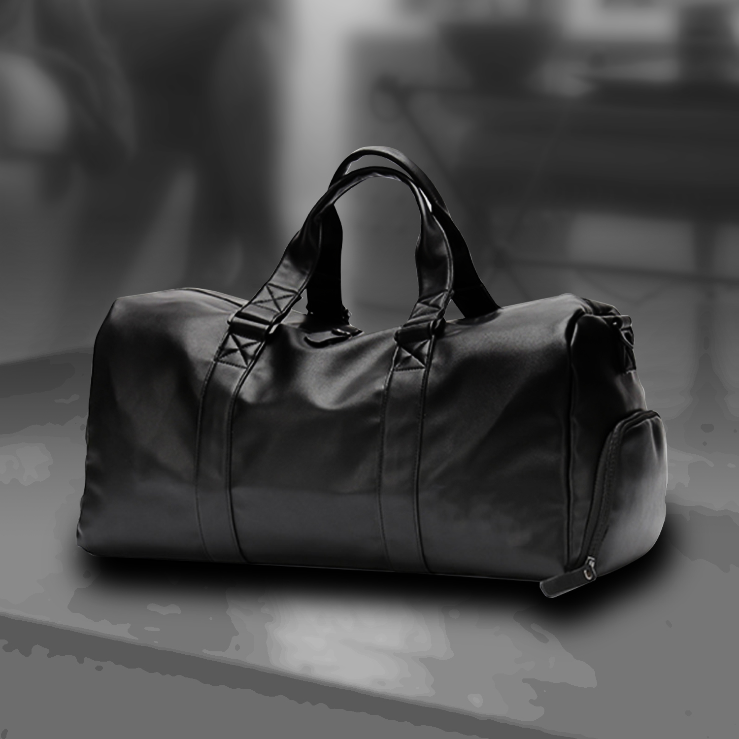 PU Leather Duffel Bag